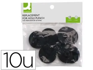 DISQUES Q-CONNECT RECHANGE POUR PERFOREUR KF18766 LOT DE 10U DIAMETRE MM