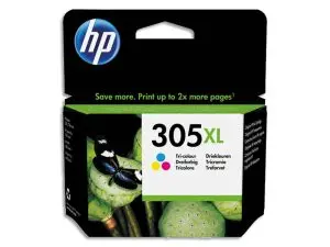 CARTOUCHE D'ENCRE HP 305XL POUR HP ENVY 6010/22/30/32 ET DESKJET CYAN, MAGENTA, JAUNE  2710/2720/2721/2722/2723/2724