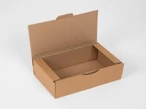 BOITE EXPEDITION POSTALE KRAFT BRUN PETIT FORMAT       SOLIDE RIGIDE RENFORTS        EXTERIEURS MONTAGE FACILE
