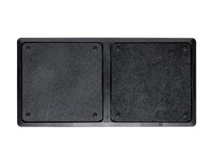 TAPIS DESINFECTANT Q-CONNECT 2 EN 1 PVC ANTIDERAPANT DEUX ZONES SEPAREES DESINFECTION/SECHAGE 80X40CM