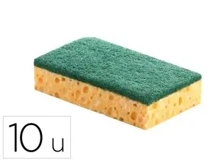 EPONGE  HPS GRATTANTE BASIC VERT SACHET DE 10