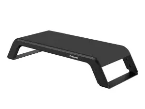 SUPPORT FELLOWES MONITEUR HANA LT 3 NIVEAUX REGLAGE HAUTEUR REDUIT FATIGUE OCULAIRE ET DOULEURS CERVICALES COLORIS NOIR