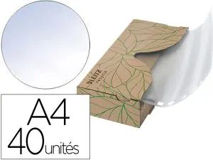 BOITE DISTRIBUTRICE LEITZ POCHETTES A4 PP MATE 70 MICRONS OUVERTURE PAR LE HAUT TRANSPARENT 40 UNITES