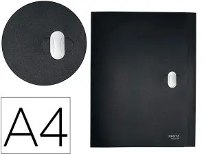 BOITE CLASSEMENT LEITZ A4 POLYPROPYLENE RECYCLE DOS 38MM COLORIS NOIR