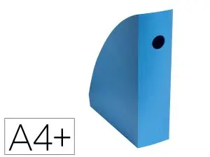 PORTE-REVUES EXACOMPTA MAG-CUBE BEE BLUE PLASTIQUE   RECYCLE A4+ OEILLET DE        PREHENSION COLORIS TURQUOISE