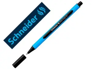 STYLO-BILLE SCHNEIDER SLIDER EDGE POINTE MOYENNE COLORIS   NOIR