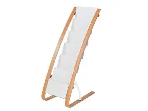 PRESENTOIR ALBA DE SOL 6 COMPARTIMENTS  BOIS ET ABS    930X340X 500MM