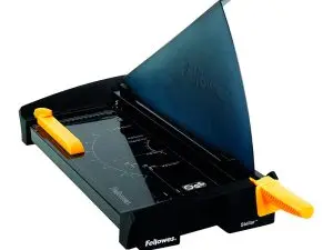 CISAILLE FELLOWES STELLAR A3 LAME ACIER INOXYDABLE         PRESSION AUTOMATIQUE CAPACITE COUPE 20F 127X374X673MM