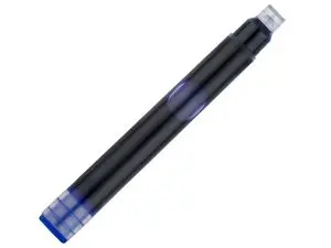 RECHARGE STYLO-PLUME BELIUS ENCRE COLORIS BLEUE BOITE 6   CARTOUCHES
