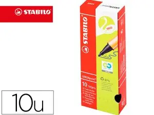 STYLO-FEUTRE STABILO GREENPOINT PLASTIQUE RECYCLE  ECRITURE MOYENNE 0,8MM POINTE MULTIFONCTION COLORIS VERT