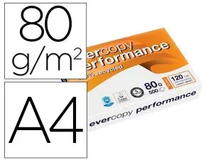 PAPIER CLAIREFONTAINE EVERCOPY PERFORM              MULTIFONCTION LASER COULEUR   HAUTE QUALITE A4 80G/M2 BLANC