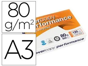 PAPIER CLAIREFONTAINE EVERCOPY PERFORM              MULTIFONCTION LASER COULEUR   HAUTE QUALITE A3 80G/M2 BLANC