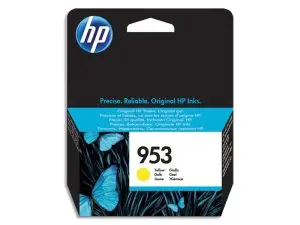 CARTOUCHE HP 953 JET D'ENCRE F6U14AE COULEUR JAUNE 630P