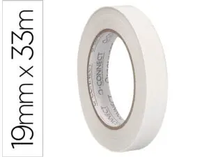 RUBAN ADHESIF Q-CONNECT DOUBLE FACE 33MX19MM