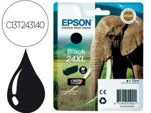 CARTOUCHE ENCRE EPSON CLARIA PHOTO HD INK 24XL EXPRESSION PHOTO XP-760/950 NOIR