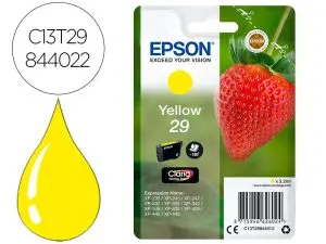 CARTOUCHE ENCRE EPSONá SINGLEPACK 29 CLARIA HOME INK FRESA RF+AM JAUNE