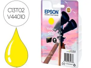 CARTOUCHE ENCRE EPSON SINGLEPACKá 502 INK JAUNEá