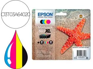 CARTOUCHE JET D'ENCRE EPSON 603XL PACK 4 COULEURS         C13T03A64010
