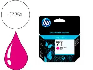 CARTOUCHE HP JET D'ENCRE 711 -CZ135A COULEUR MAGENTA 29ML  LOT DE 3