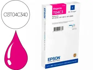 CARTOUCHE  EPSON JET D'ENCRE T04C3 COULEUR MAGENTA 1700    PAG