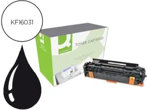 TONER Q-CONNECT COMPATIBLE HP CE410X M451BQCN POUR IMPRIMANTES COLOR LASERJET M351 451 375 475 COULEUR NOIR 4000P