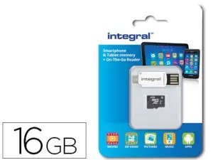 CARTE MICRO INTÉGRAL SDHC CAPACITÉ 16GB LECTEUR CARTES OTG VITESSE TRANSFERT 90MB/S SPÉCIALE SMARTPHONES TABLETTES
