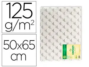 PAPIER DESSIN CANSON C A GRAIN CRAYON ENCRE GOUACHE FEUTRE 125G FEUILLE 50X65CM