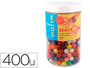 PERLE EN PLASTIQUE RONDE MULTICOLORE ORIENTALE DECOR   DORE DIAMETRE 10MM            BOCAL DE 400U