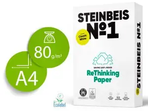 PAPIER STEINBEIS RECYCLE MULTIFONCTION N 1 - 80 GR A4