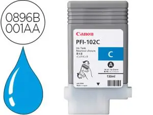 CARTOUCHE CANON JET D'ENCRE POUR IPF500 600 605 610 650 655 700 710 720 750 755 LP17 24 COULEUR CYAN 130ML