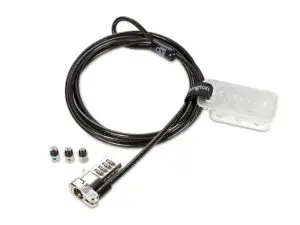 CABLE DE SECURITE KENSINGTON UNIVERSEL 3 EN 1 A            COMBINAISON REINITIALISABLE