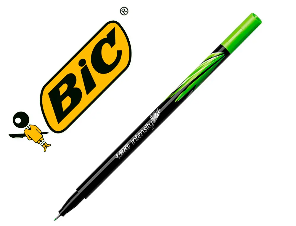 STYLO-FEUTRE BIC INTENSITY POINTE FINE VERT CLAIR