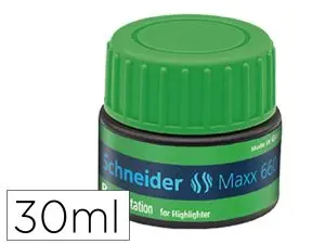 RECHARGE SCHNEIDER MAXX 660 SURLIGNEUR JOB AUTOMATIQUE 30ML COLORIS VERT