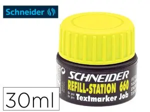 RECHARGE SCHNEIDER MAXX 660 SURLIGNEUR JOB AUTOMATIQUE    30ML COLORIS JAUNE