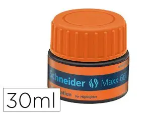 RECHARGE SCHNEIDER MAXX 660 SURLIGNEUR JOB AUTOMATIQUE    30ML COLORIS ORANGE