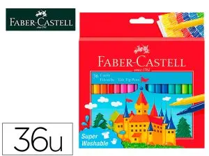 FEUTRE SCOLAIRE FABER CASTELL CHATEAU POCHETTE DE 36