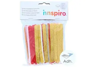 B TON MOUSSE ADHESIVE PAILLETE 114X10X2MM. 150      UNIT S.