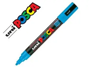 MARQUEUR POSCA CONIQUE POINTE MOYENNE COLORIS BLEU CIEL