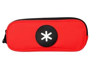 TROUSSE SCOLAIRE ANTARTIK OVALE 2 COMPARTIMENTS         210X60X80MM COLORIS ROUGE