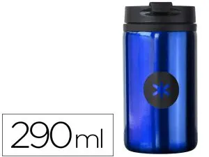 GOURDE ANTARTIK ACIER INOXYDABLE COUVERCLE          DISTRIBUTEUR SYSTEME DE       SECURITE 290 ML BLEU