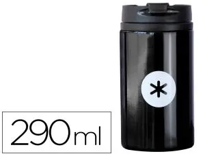 GOURDE ANTARTIK ACIER INOXYDABLE COUVERCLE          DISTRIBUTEUR SYSTEME DE       SECURITE 290 ML NOIR