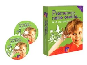 COFFRET MUSICAL ÉDITIONS FUZEAU PROMENONS NOTRE OREILLE THÈME LA CAMPAGNE 60 CARTES 2 CD AUDIO 1 LIVRET PÉDAGOGIQUE