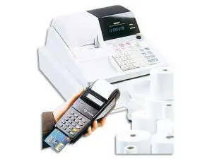 BOBINE 1 PLI THERMIQUE EXCOMPTA 55G 57X60MM-44M LOT DE 10