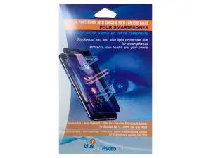 PAQUET DE 10 ETUIS PROTEGE HYDROGEL ANTI CHOC, ANTI      LUMIERE BLEUE +PACK D'INSTALL