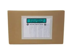 POCHETTE ADHESIVE PAPER LIST PORTE-DOCUMENTS CRISTAL C6 P/100
