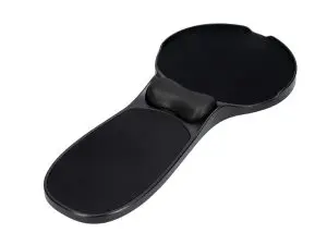 ACCOUDOIR ERGONOMIQUE Q-CONNECT AVEC TAPIS DE SOURIS SUPPORT POIGNET 220X140X480 MM COLORIS NOIR