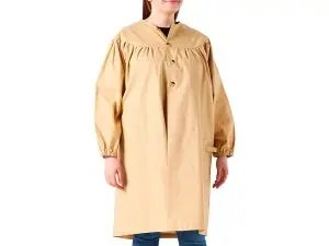 BLOUSE PEINTURE A L'ANCIENNE OZ INTERNATIONAL S-M COTON COLORIS BEIGE