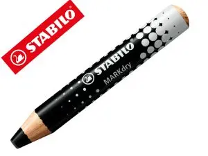 CRAYON MARQUEUR STABILO MARKDRY POUR          ECRIRE SUR DE TABLEAU BLANC   COLORIS NOIR