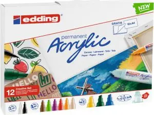 MARQUEUR EDDING CREATIF BASIC POCHETTE 12 UNITES