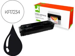 TONER Q-CONNECT COMPATIBLE HP CF540X/203X HP COLOR LASERJET PRO M254 CYAN HIGH YIELD 3200P NOIR
